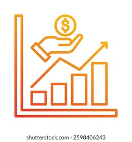 Public Offering Icon Element For Design