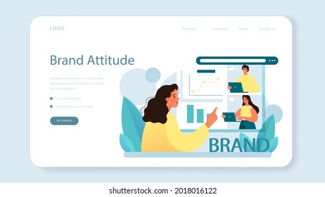 Public opinion web banner or landing page. Idea of PR through mass media to advertise your brand. Management and marketing strategy. Flat illustration