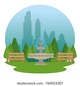 public park in the city
