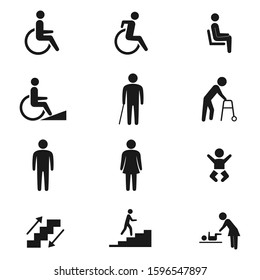 public people facilities icon vector  Illustration