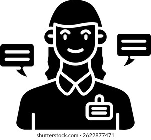 Öffentliche Relation Linie, Vektorsymbol Design