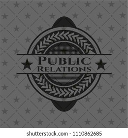 Public Relations black badge
