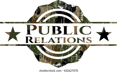 Public Relations camo emblem