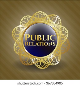 Public Relations gold badge