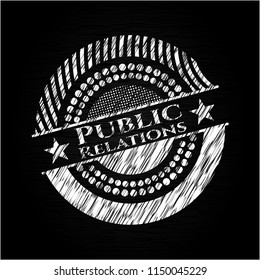 Public Relations on blackboard