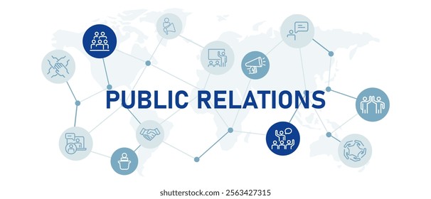 Public Relations PR corporate media communication publication design outline for press and stakeholders