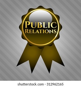 Public Relations shiny ribbon