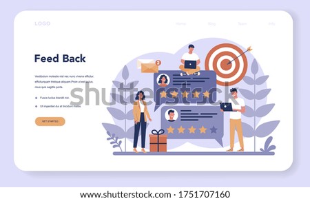 Public relations web banner or landing page. Idea of making announcements through mass media to advertise your business. Management and marketing strategy. Flat vector illustration