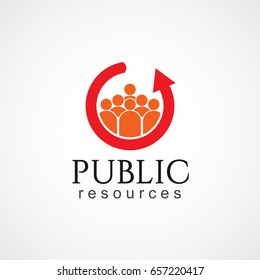 Public Resources Logo Vector Template