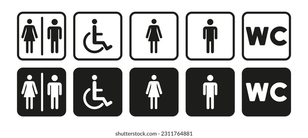 Public restroom or toilet facilities available for use by the general public. Public restroom, public toilet, restroom facilities, washroom.