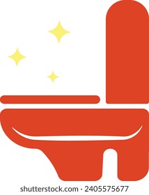 Public Restroom or Toilet Vector Illustration