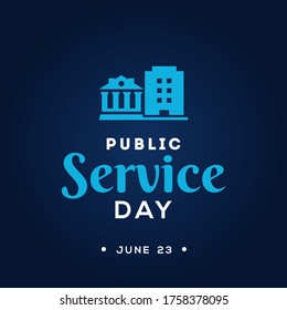 Public Service Day Vector Design Illustration