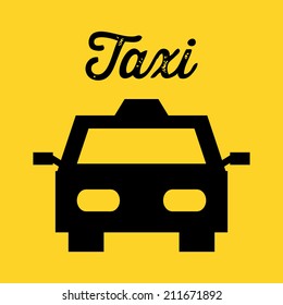 public service over  yellow background vector illustration