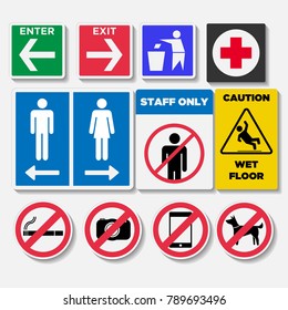 Public Service Sign Stock Vector (Royalty Free) 789693496 | Shutterstock