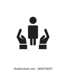 public service vector icon design template
