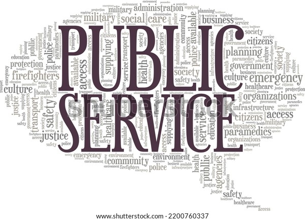 public-service-word-cloud-conceptual-design-stock-vector-royalty-free