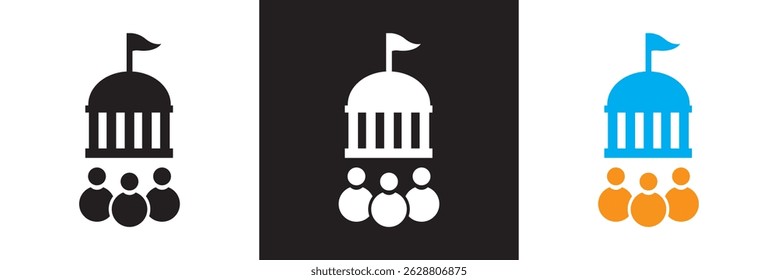 Public Services  Icons . Social icons . Pictograms and infographics for mobile apps etc. 