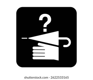 Public Services Lost and Found Syringe Symbol High Visibility Medical Equipment Recovery Indicator