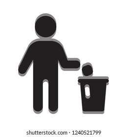 Public spaces signals fill icon.