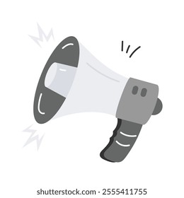 For public speaking use this bold megaphone icon