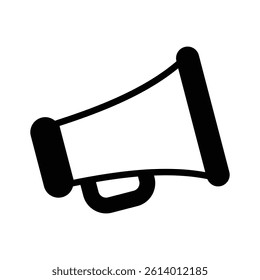 For public speaking use this bold megaphone icon