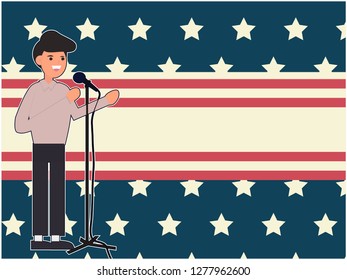 public speaking vector