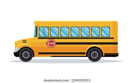 public transport bus vector illustration