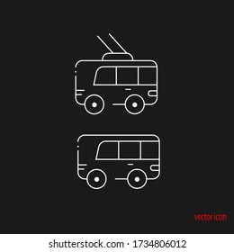 
öffentlich
Verkehr. flaches Vektor-Design-Symbol. Vektor-Abbildung