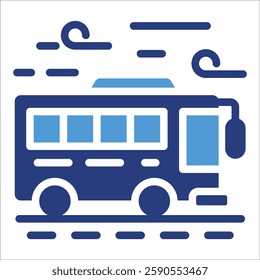 Public Transport Icon Element For Design