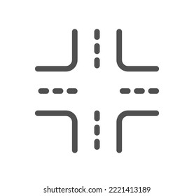 Public transport icon outline and linear vector.
