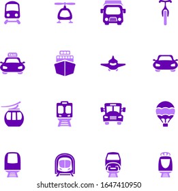 Symbol für den öffentlichen Verkehr auf Websites und Benutzeroberfläche