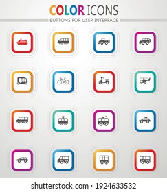 Symbol für den öffentlichen Verkehr auf Websites und Benutzeroberfläche