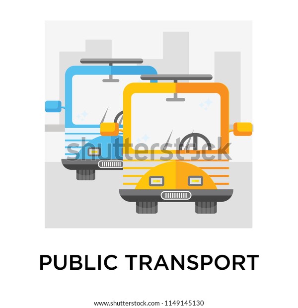 Public\
transport icon vector isolated on white background for your web and\
mobile app design, Public transport logo\
concept