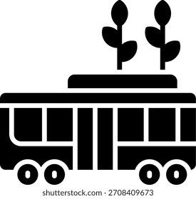 Public transport Line vector Icon Design