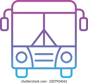 Public Transport vector icon. Can be used for printing, mobile and web applications.