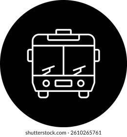 Public Transport vector icon. Can be used for printing, mobile and web applications.