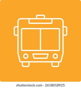 Icono de Vector de transporte público. Se puede utilizar para aplicaciones de impresión, móviles y de Web.