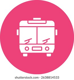 Public Transport vector icon. Can be used for printing, mobile and web applications.