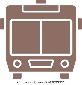 Public Transport vector icon. Can be used for printing, mobile and web applications.