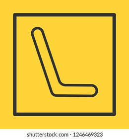 Public transportation empty seat, vector illustration isolated on white background.