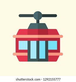 Public Transportation Flat Icon Vector Graphic Download Template Modern