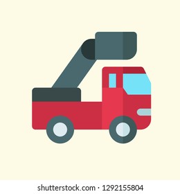 Public Transportation Flat Icon Vector Graphic Download Template Modern