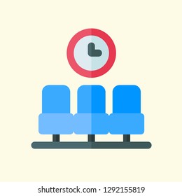 Public Transportation Flat Icon Vector Graphic Download Template Modern