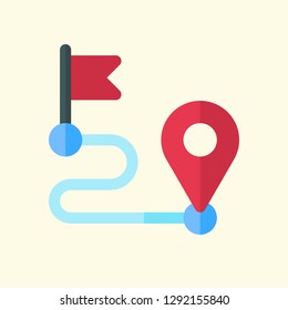 Public Transportation Flat Icon Vector Graphic Download Template Modern