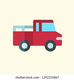 Public Transportation Flat Icon Vector Graphic Download Template Modern