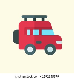 Public Transportation Flat Icon Vector Graphic Download Template Modern