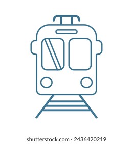 Plantilla de diseño de icono de transporte público
