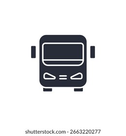 public transportation icon. linear style sign for mobile concept and web design. Vector icon. Symbol, logo illustration. Vector graphics