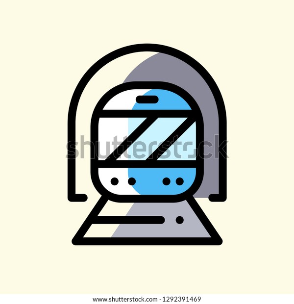 Public Transportation Icon Vector Graphic Download\
Template Modern