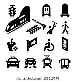 Public Transportation Icons